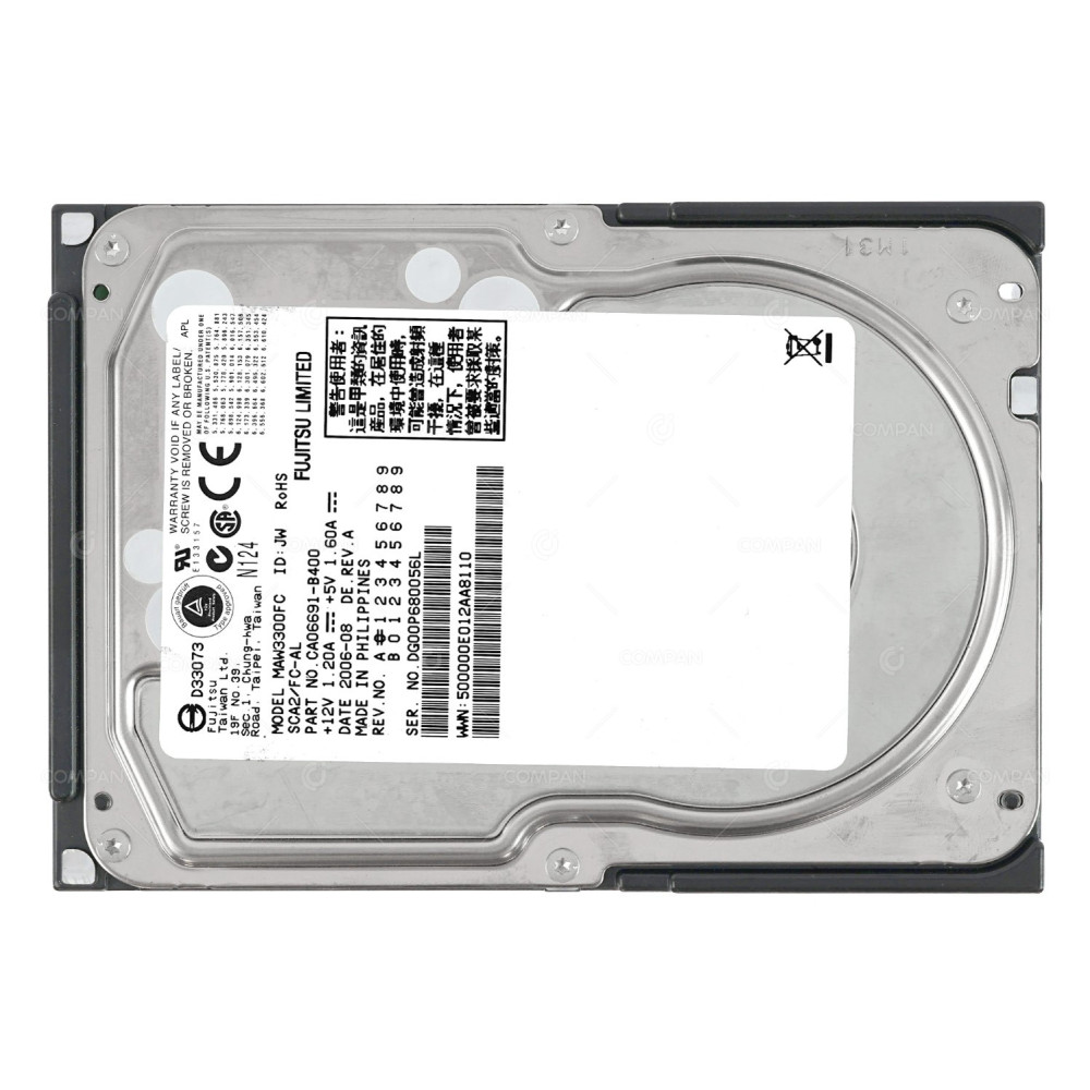 MAW3300FC FUJITSU HDD 300GB 10K FATA 2G 3.5" LFF