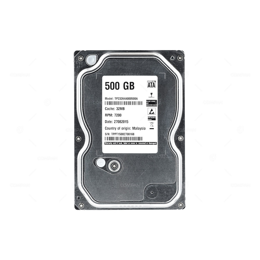 TP23264A000500A TOSHIBA HDD 500GB 7.2K SATA 6G 3.5" LFF
