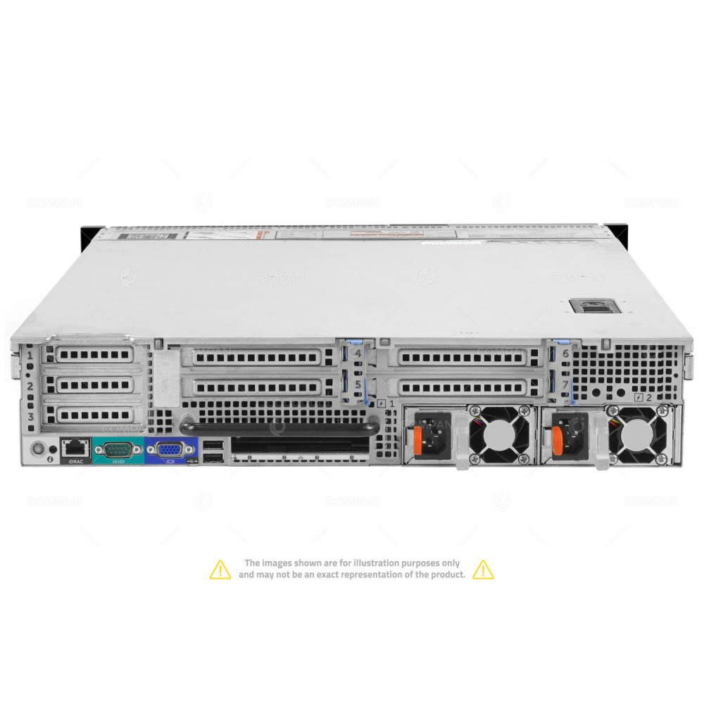 Dell PowerEdge R720 8LFF 2x Xeon E5-2650 V2 16 GB RAM Rails
