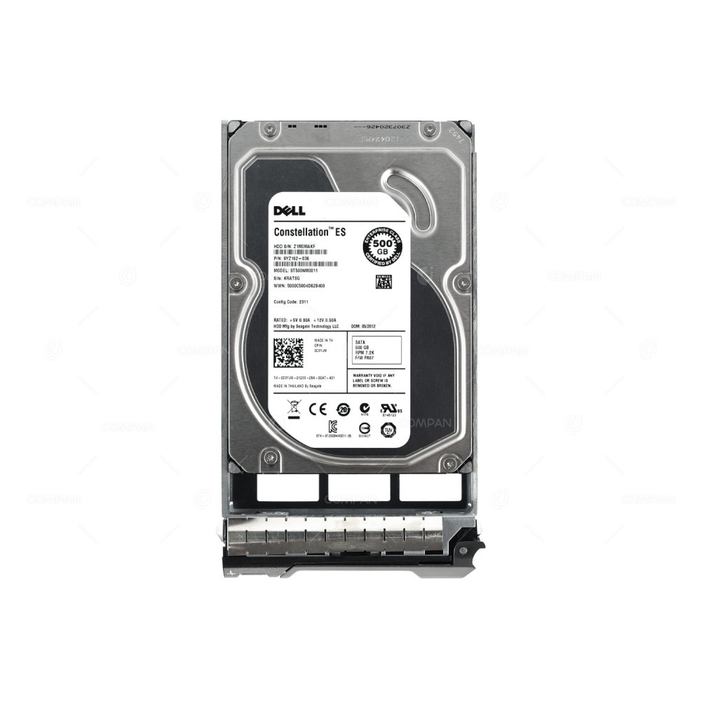 C3YJM  DELL HDD 500GB 7.2K SATA 3G 3.5" LFF HOT-SWAP