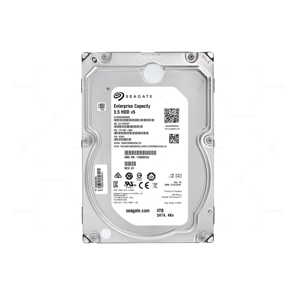 005052330  EMC HDD 4TB 7.2K SATA 3.5" LFF FOR EMC ISILON H500