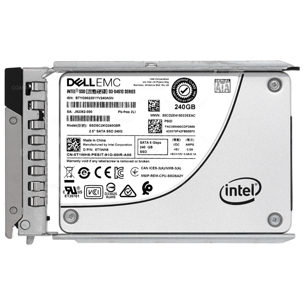 T1WH8 G14  DELL SSD 240GB SATA 6G 2.5" SFF G14