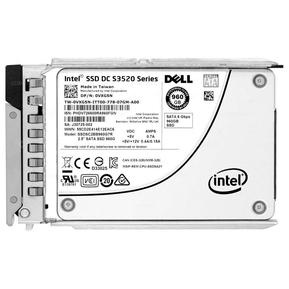 VXG5N G14 DELL SSD 960GB SATA 6G 2.5" SFF