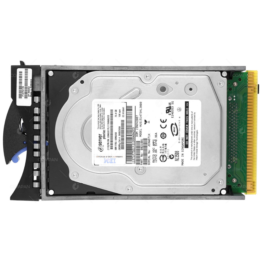 03N5282 IBM 73GB 15K HARD DRIVE ULTRA320 80 PIN SCSI -