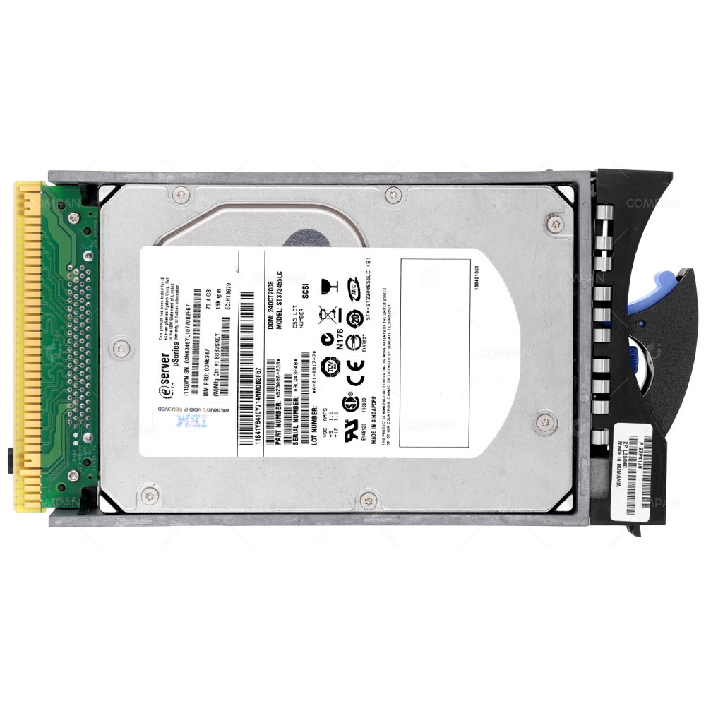 03N6347 IBM 73.4GB 15K SCSI HARD DRIVE DISK -