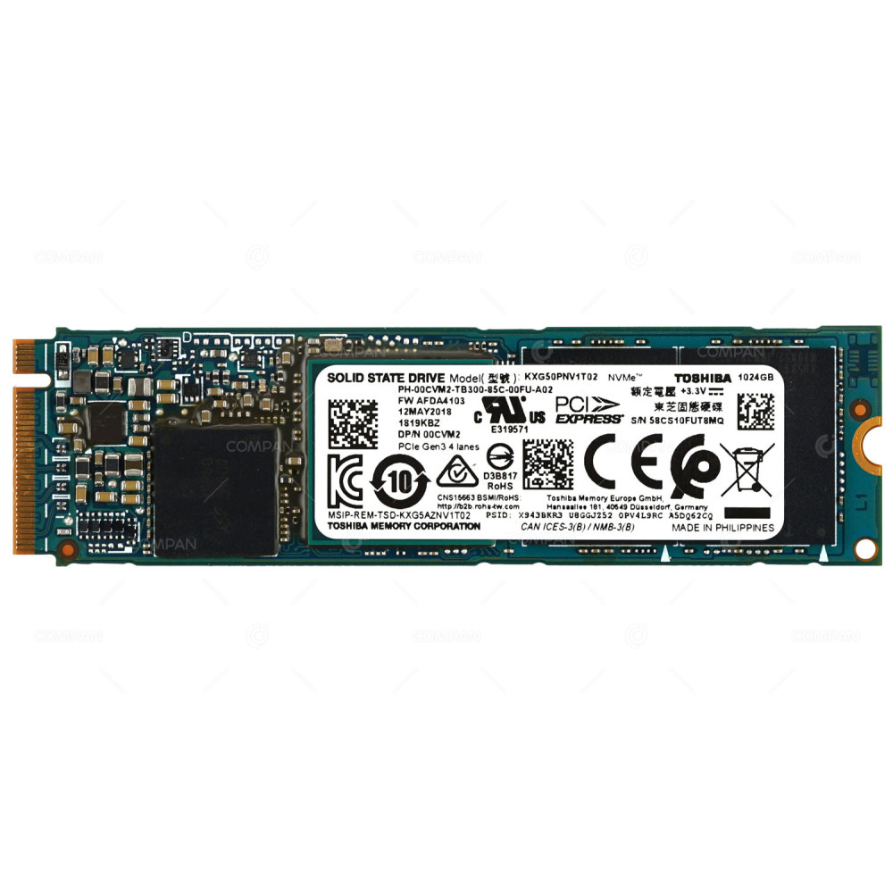 0CVM2 DELL NVME SSD 1TB M.2 2280