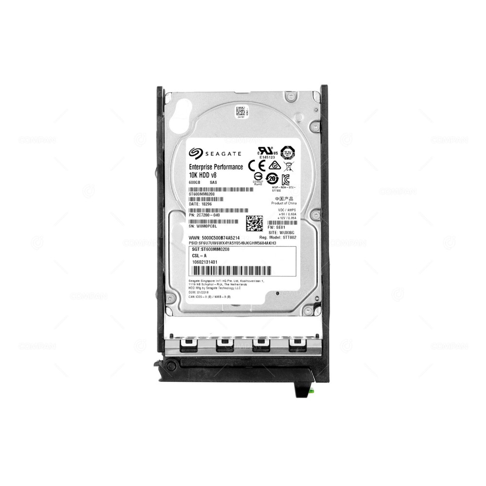 10602131401 FUJITSU HARD DRIVE 600GB 12G 10K SAS 2.5 SFF S7 ST600MM0208