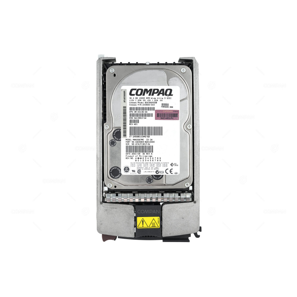 178451-001 HP HDD 36.4GB 10K SCSI U320 3.5" LFF