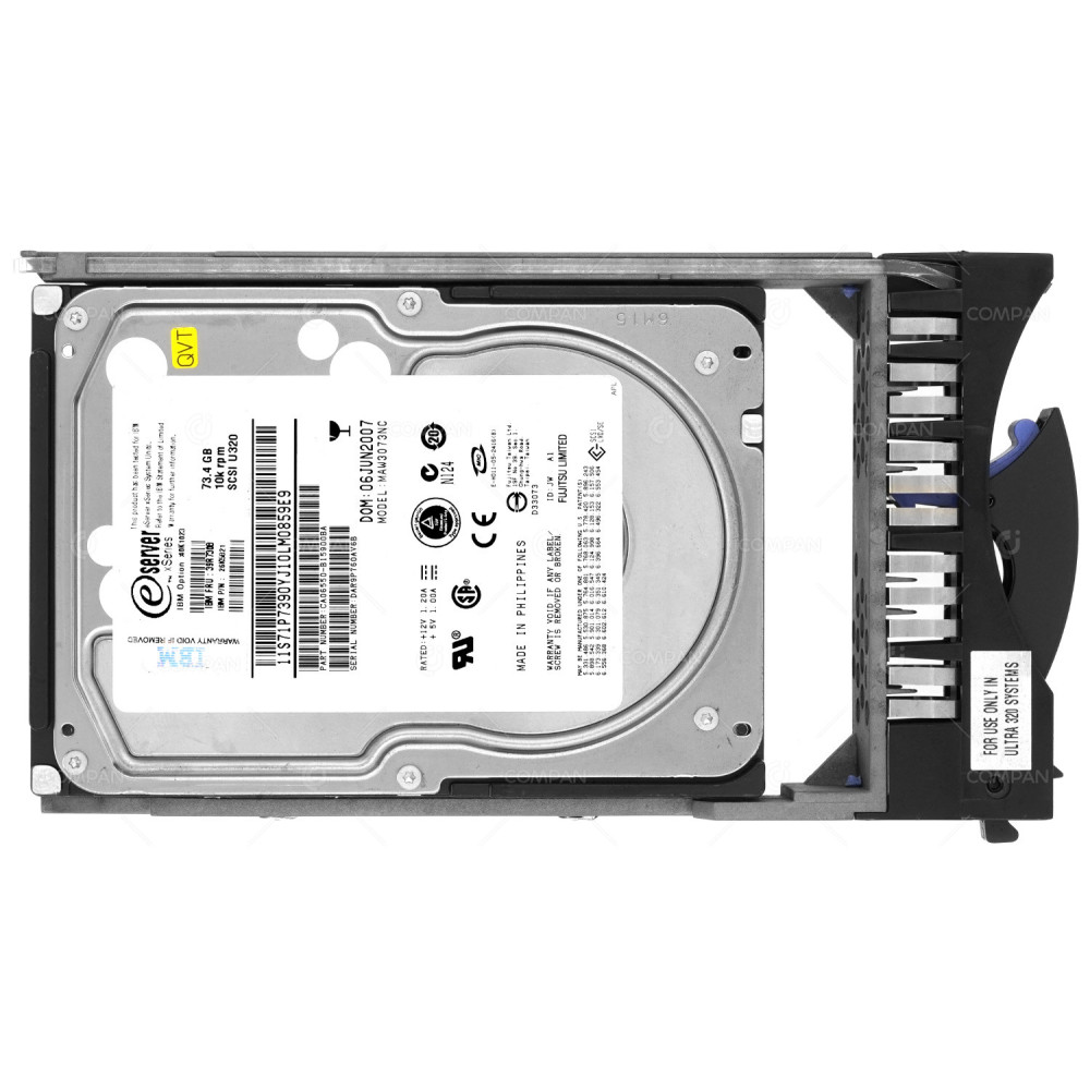 39R7308 IBM HDD 73GB 10K SCSI U320 3.5" LFF FOR IBM XSERIES
