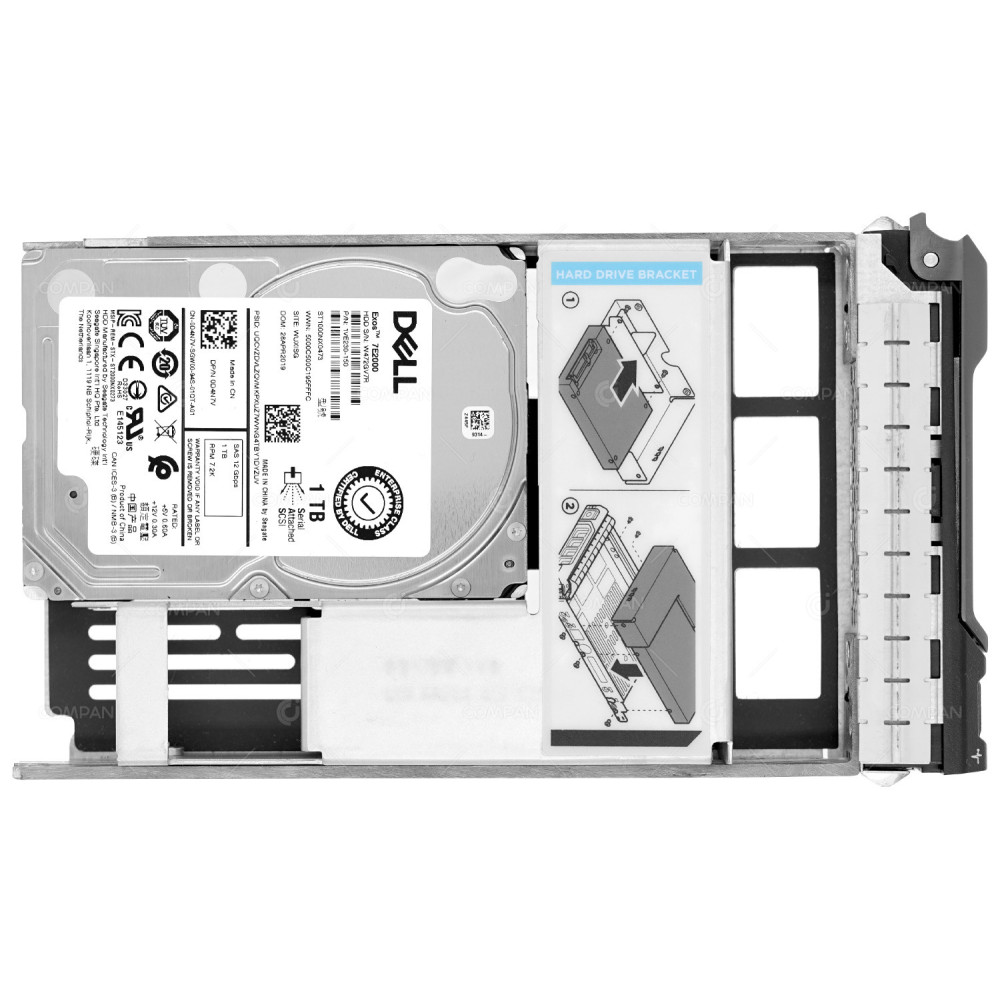 D4N7V LFF DELL 1TB 7.2K 12G SAS 3.5 LFF HARD DRIVE 0D4N7V, ST1000NX0473