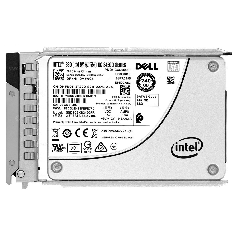 MFN95 G14 DELL 240GB 2,5" SFF SATA 6G SSD 0MFN95,