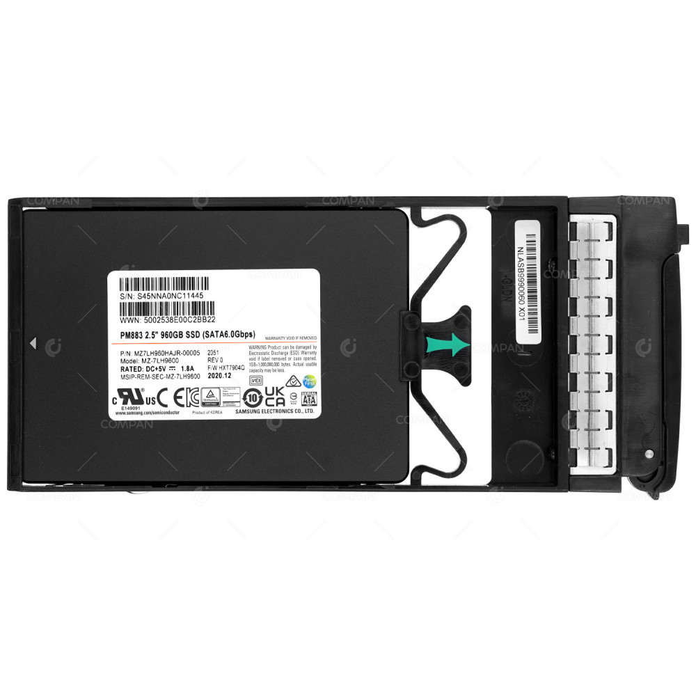 MZ7LH960HAJR-00005-NIMBLEES3 HPE 960GB SSD 2,5" SFF 6G SATA PM883 FOR NIMBLE STORAGE ES3 MZ7LH960HAJR-00005, MZ-7LH9600