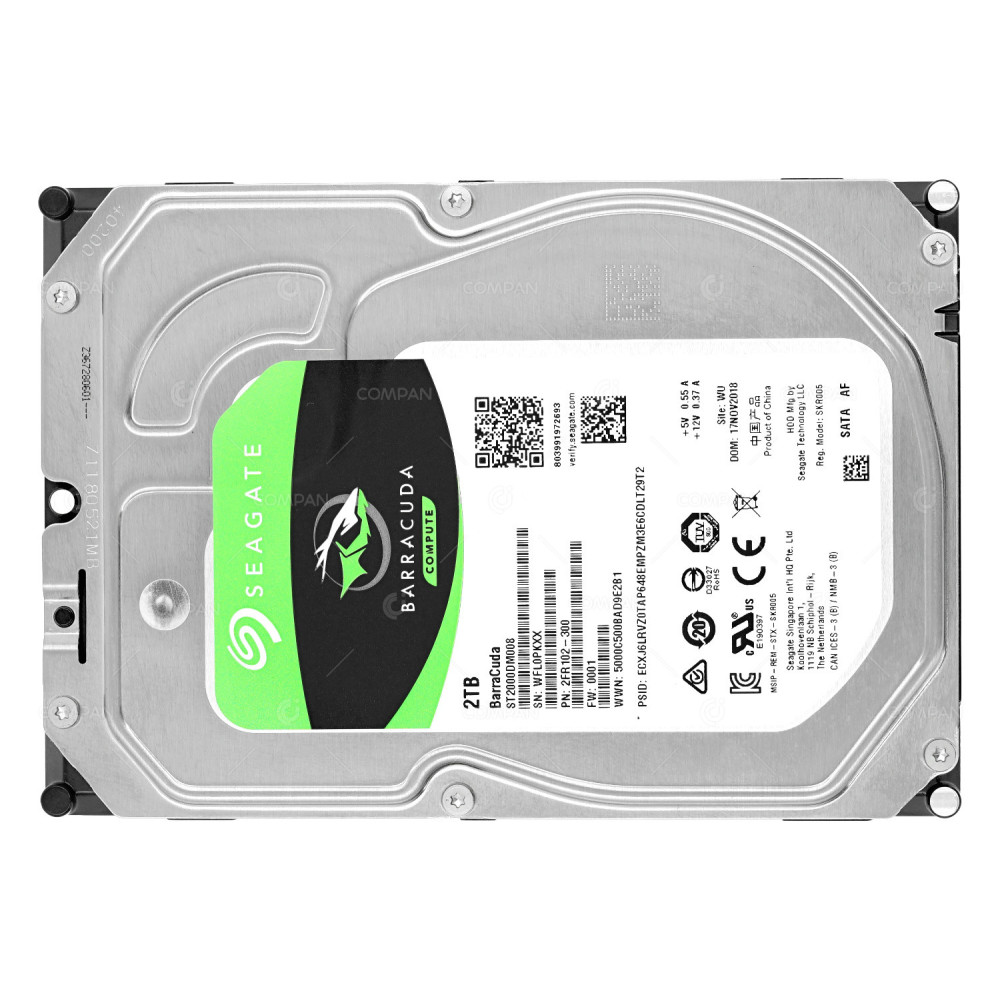 ST2000DM008 SEAGATE 2TB 6G SATA 7.2K 256MB CACHE HARD DRIVE 2FR102-300