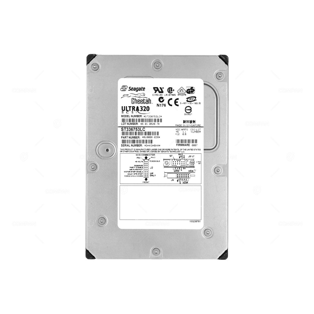 ST336753LC SEAGATE HARD DRIVE 36GB 15K U320 3.5 SCSI -
