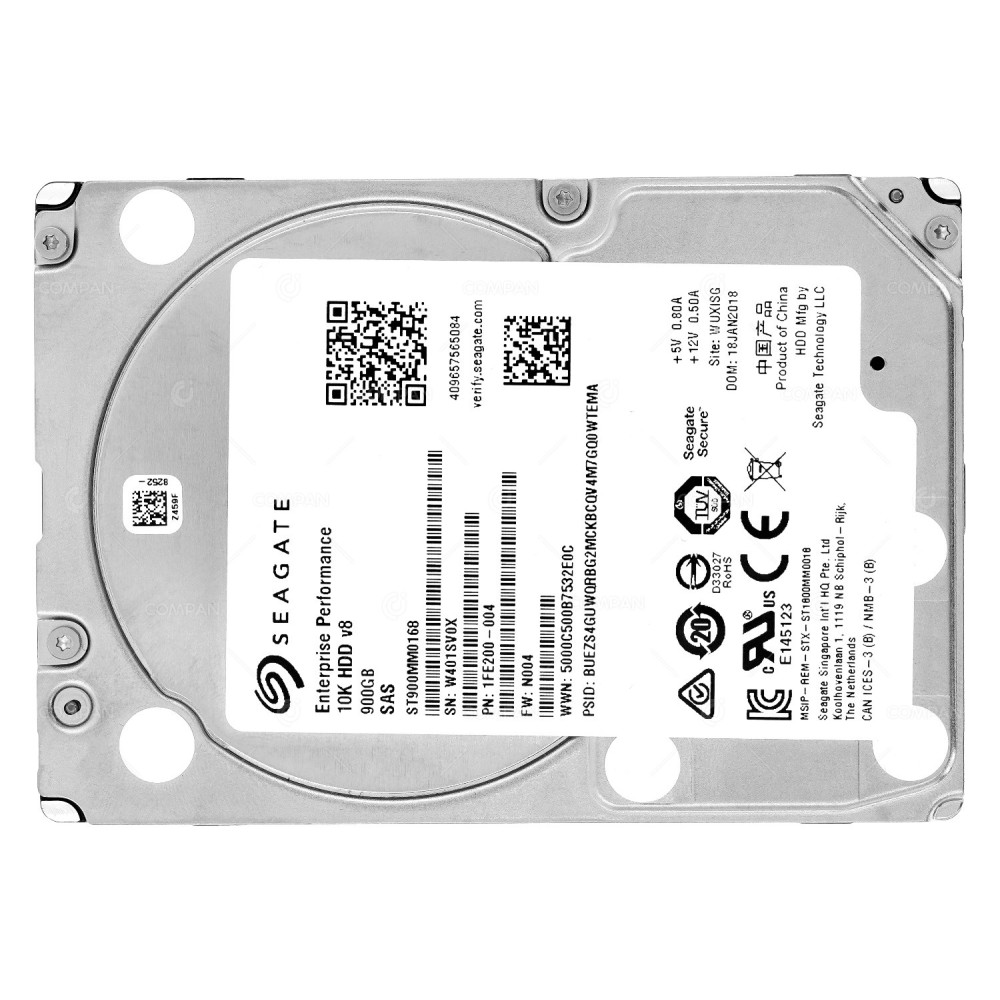 ST900MM0168 SEAGATE 900GB 10K 12G SAS 128MB CACHE 2.5 SFF HARD DRIVE 1FE200-004