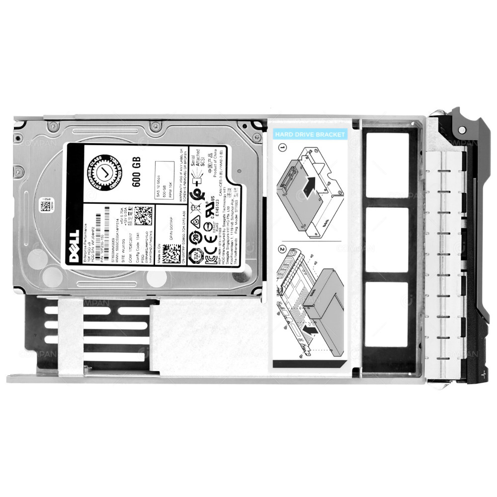 XXTRP LFF DELL HDD 600GB 10K SAS 12G 3.5" LFF FOR DELL POWEREDGE