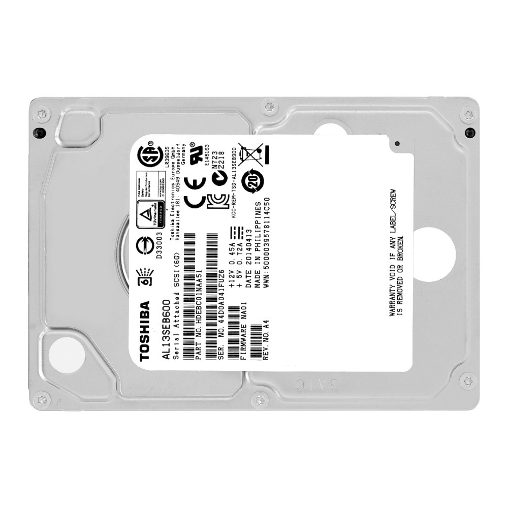 AL13SEB600 TOSHIBA HDD 600GB 10K SAS 6G 2.5" SFF HOT-SWAP
