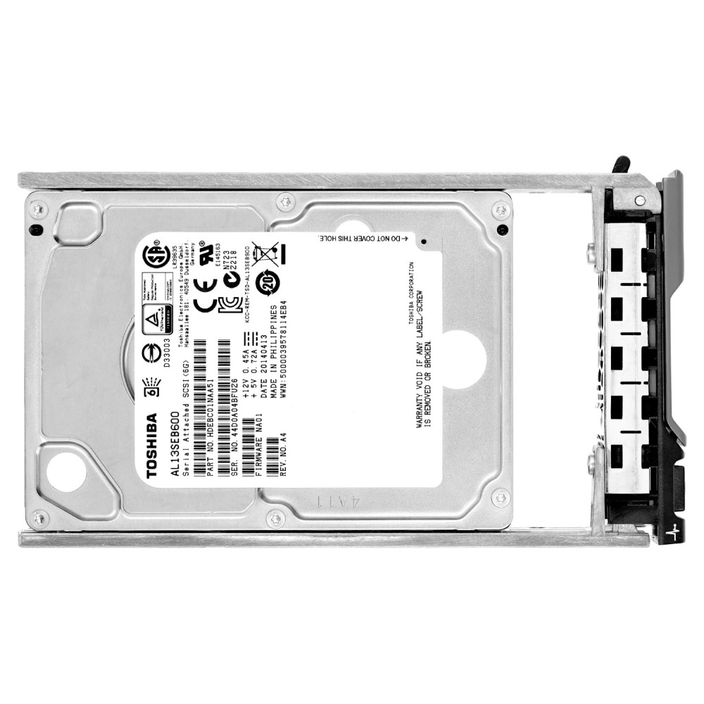 AL13SEB600 TOSHIBA HDD 600GB 10K SAS 6G 2.5" HOT-SWAP FOR DELL SERVERS