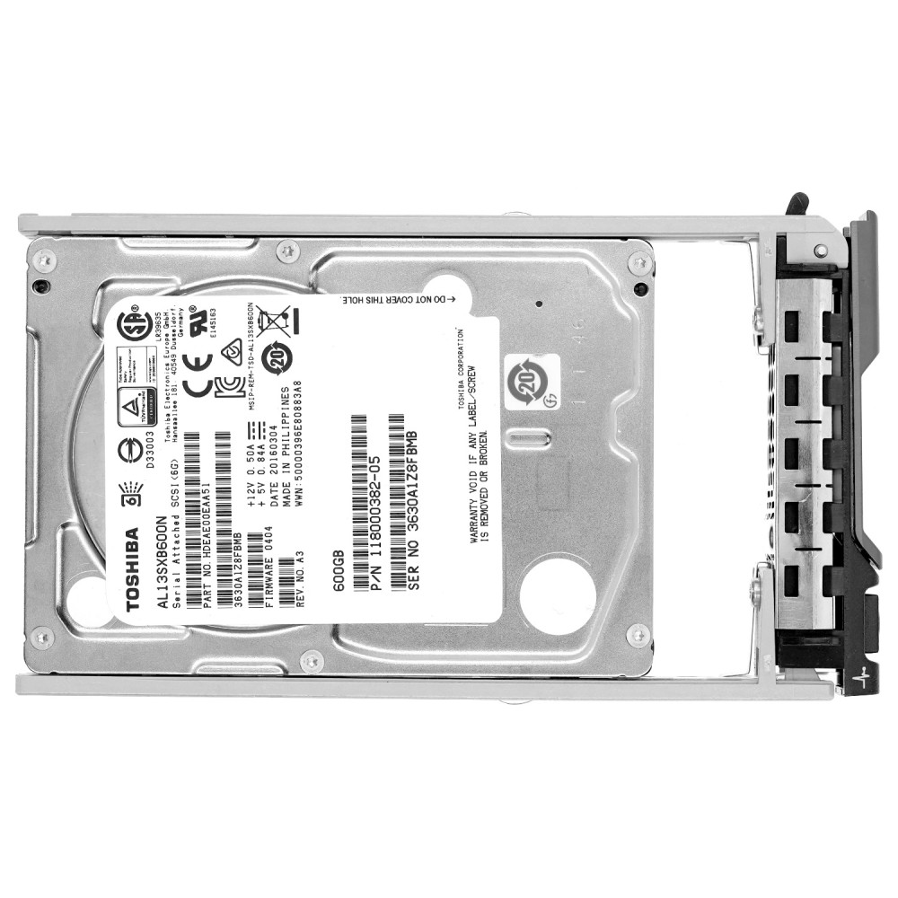 AL13SXB600N TOSHIBA HDD 600GB 15K SAS 2.5" HOT-SWAP FOR DELL SERVERS