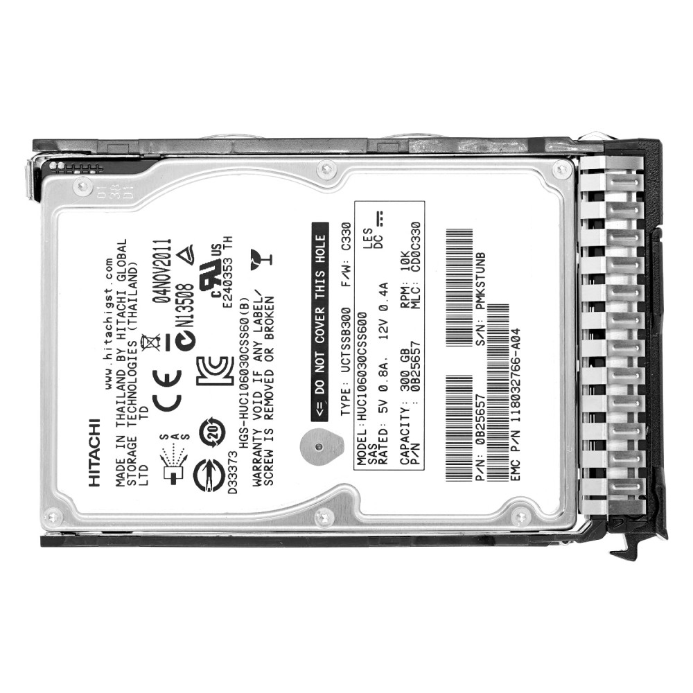 HUC106060CSS600 HITACHI HDD 300GB 10K SAS 6G 2.5" SFF FOR HPE SERVERS