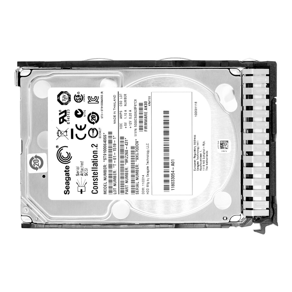 ST91000640SS SEAGATE HDD 1TB 7.2K SAS 6G 2.5" SFF H-S FOR HPE SERVER