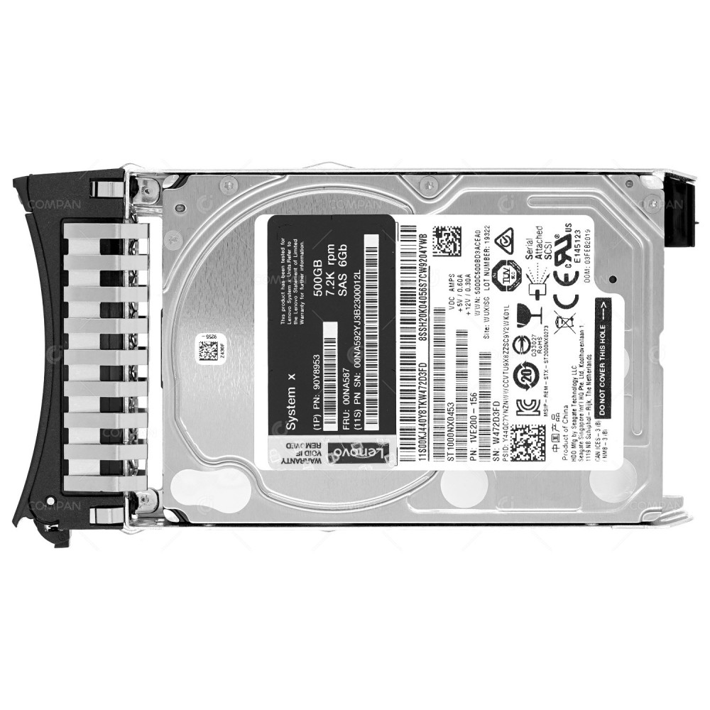 0NA587  LENOVO HDD 500GB 7.2K SAS 6G 2.5" SFF