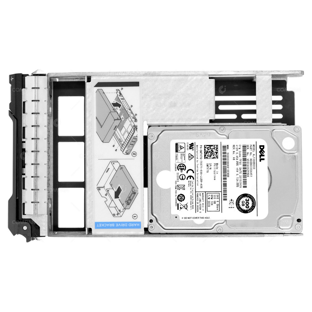 MTV7G LFF DELL HDD 300GB 10K SAS 6G 3.5" LFF