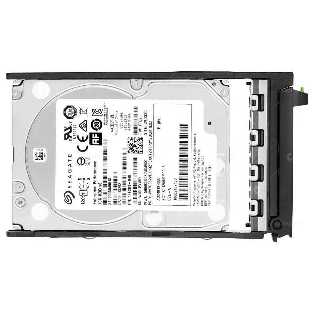 A3C40197800  FUJITSU HDD 1.2TB 10K SAS 12G 2.5" SFF