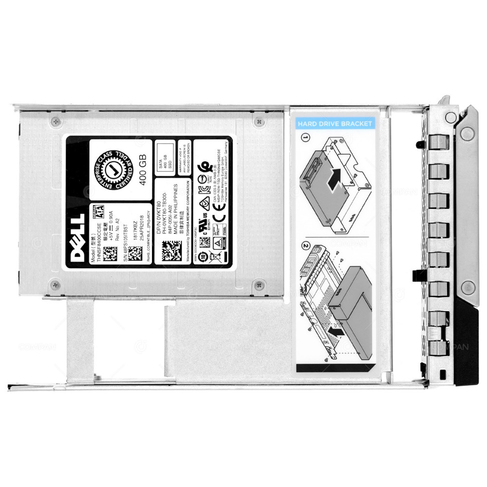 VKT80 G14 LFF DELL SSD 400GB SATA 6G 3.5" LFF