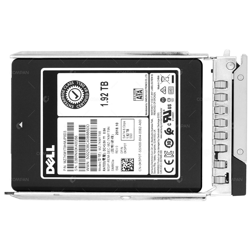 K5POT DELL SSD 1.92TB SATA 6G 2.5" SFF