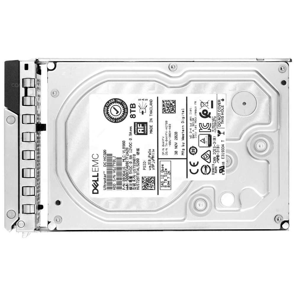 44YFV DELL HDD 8TB 7.2K SAS 12G 3.5" LFF FOR DELL G14