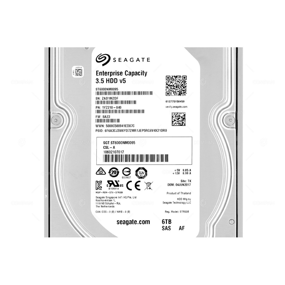 10602107017  FUJITSU HDD 6TB  7.2K  SAS 12G  3.5'' LFF FOR FUJITSU PRIMERGY