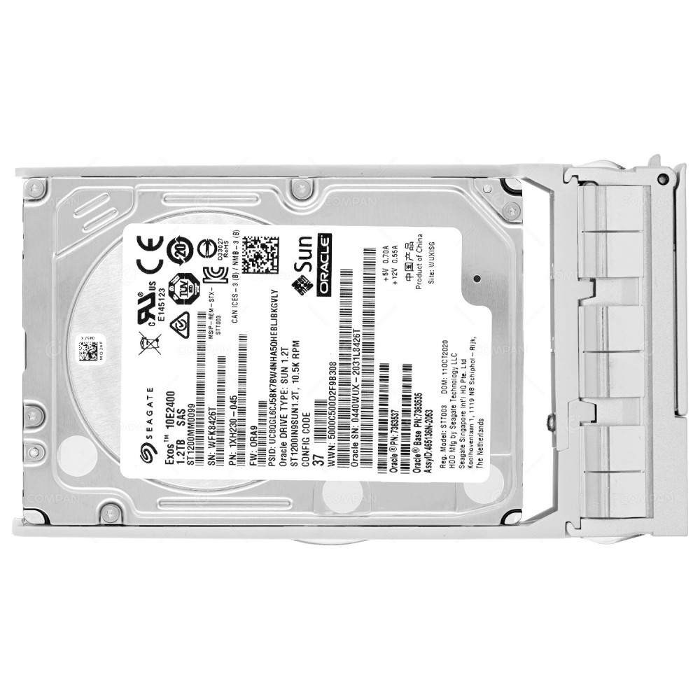 7363537 SUN ORACLE HDD 1.2TB 10K SAS 12G 2.5" SFF