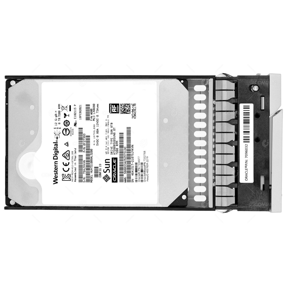 7332768  SUN 8TB 12G 7.2K SAS 3.5LFF FOR DE2-24C