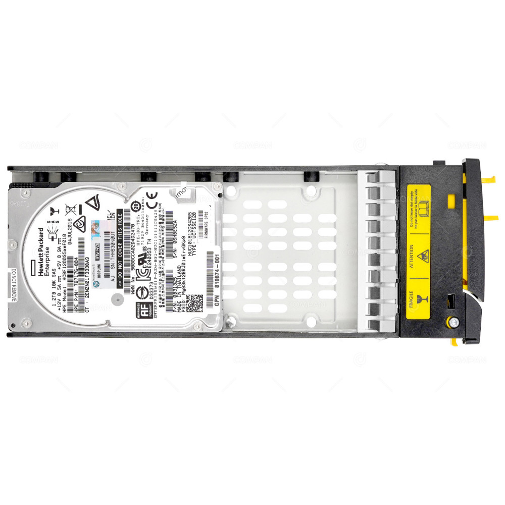 810762-001  HP 1.2TB 10K 12G SAS 2.5SFF FOR STORESERV 8000
