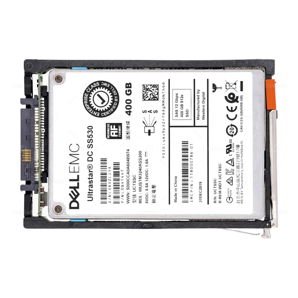 005053269  EMC 400GB 12G SAS 2.5 SFF SSD
