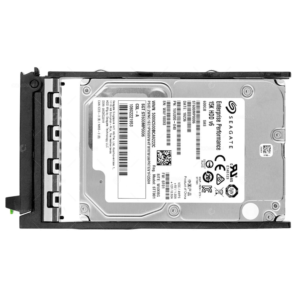 10602221953  FUJITSU HDD 600GB 15K SAS 6G 2.5" IN 3.5 LFF HOT-SWAP FOR ETERNUS