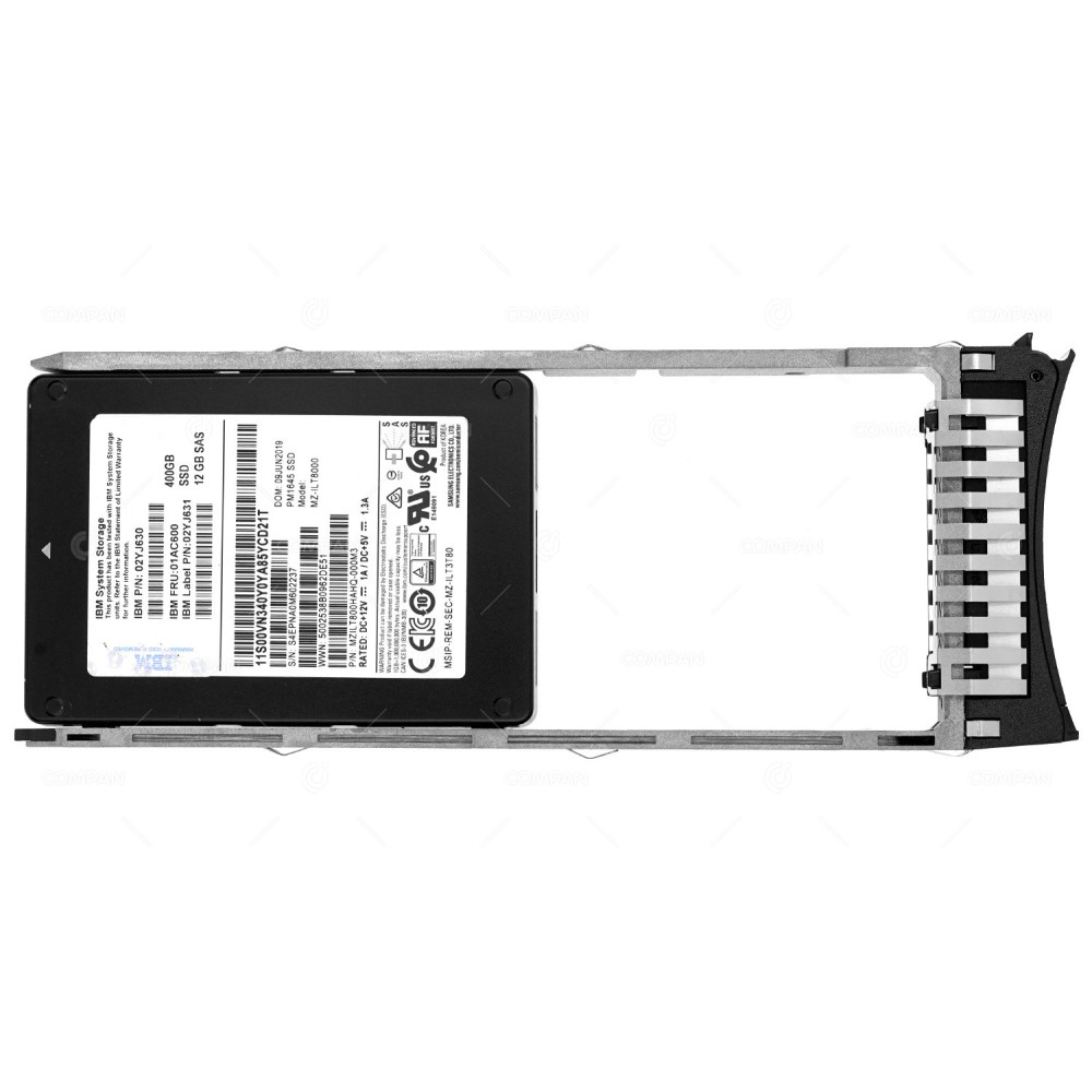 01AC600  IBM SSD 400GB SAS 12G 2.5" SFF FOR IBM STORWIZE V5000 G2