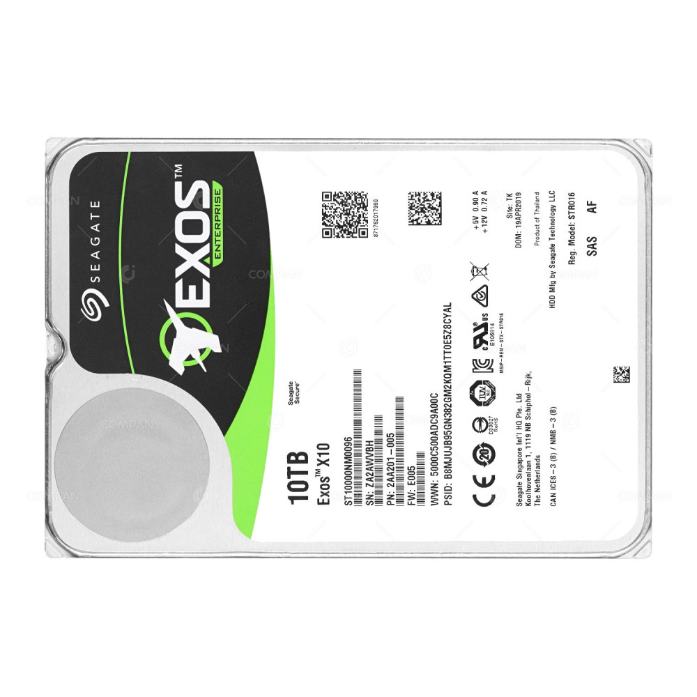 ST10000NM0096 SEAGATE EXOS X10 HDD 10TB 7.2K SAS 12G 3.5" LFF