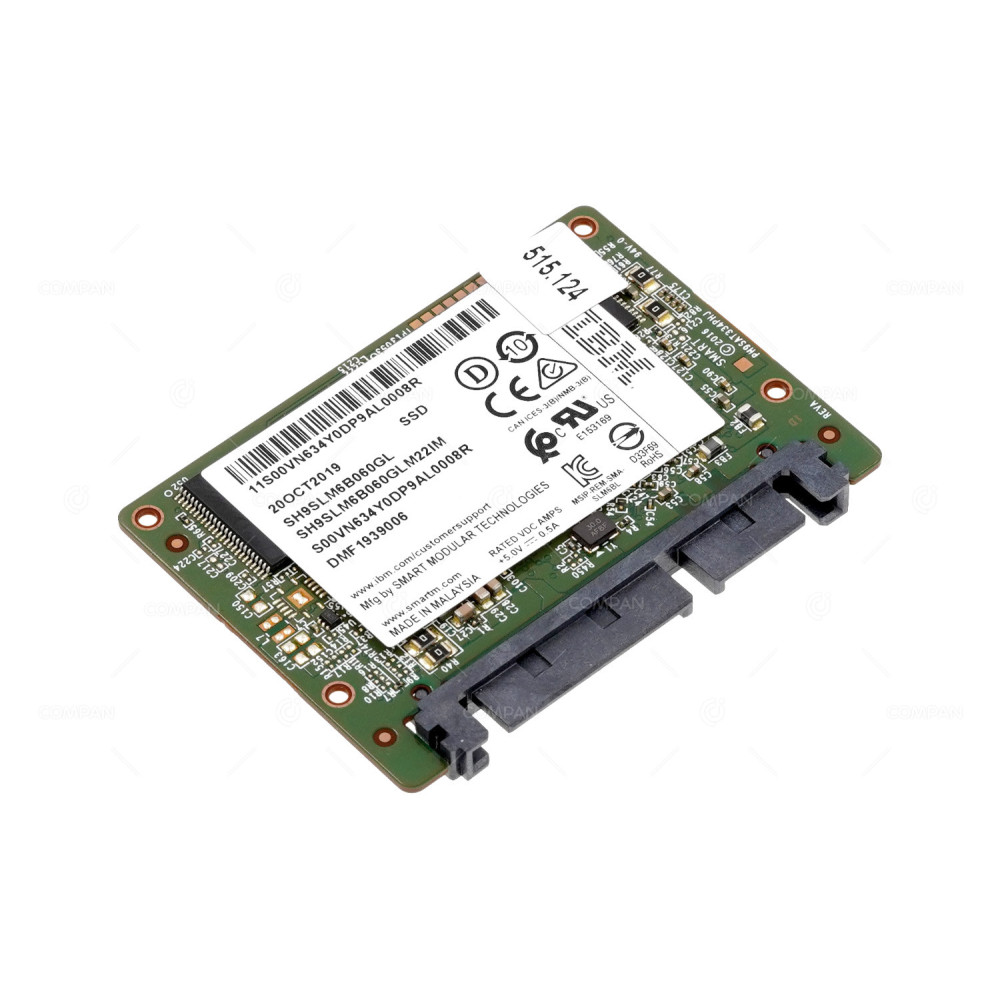 00VN634  IBM 60GB SSD SATA SLIM MLC FOR FLASHSYSTEM 900