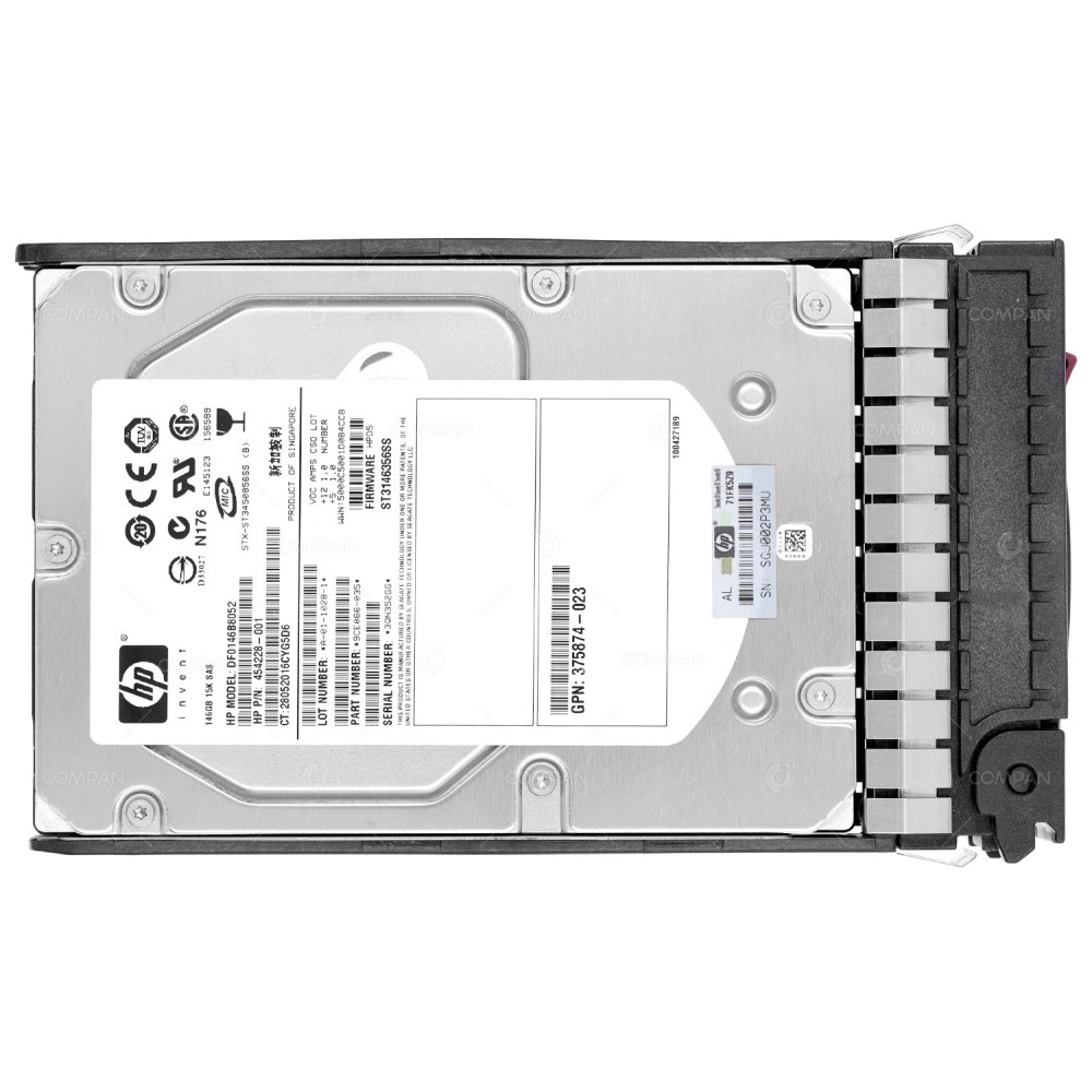 488058-001  HP 146GB 15K 3G SAS 3.5 LFF HARD DRIVE