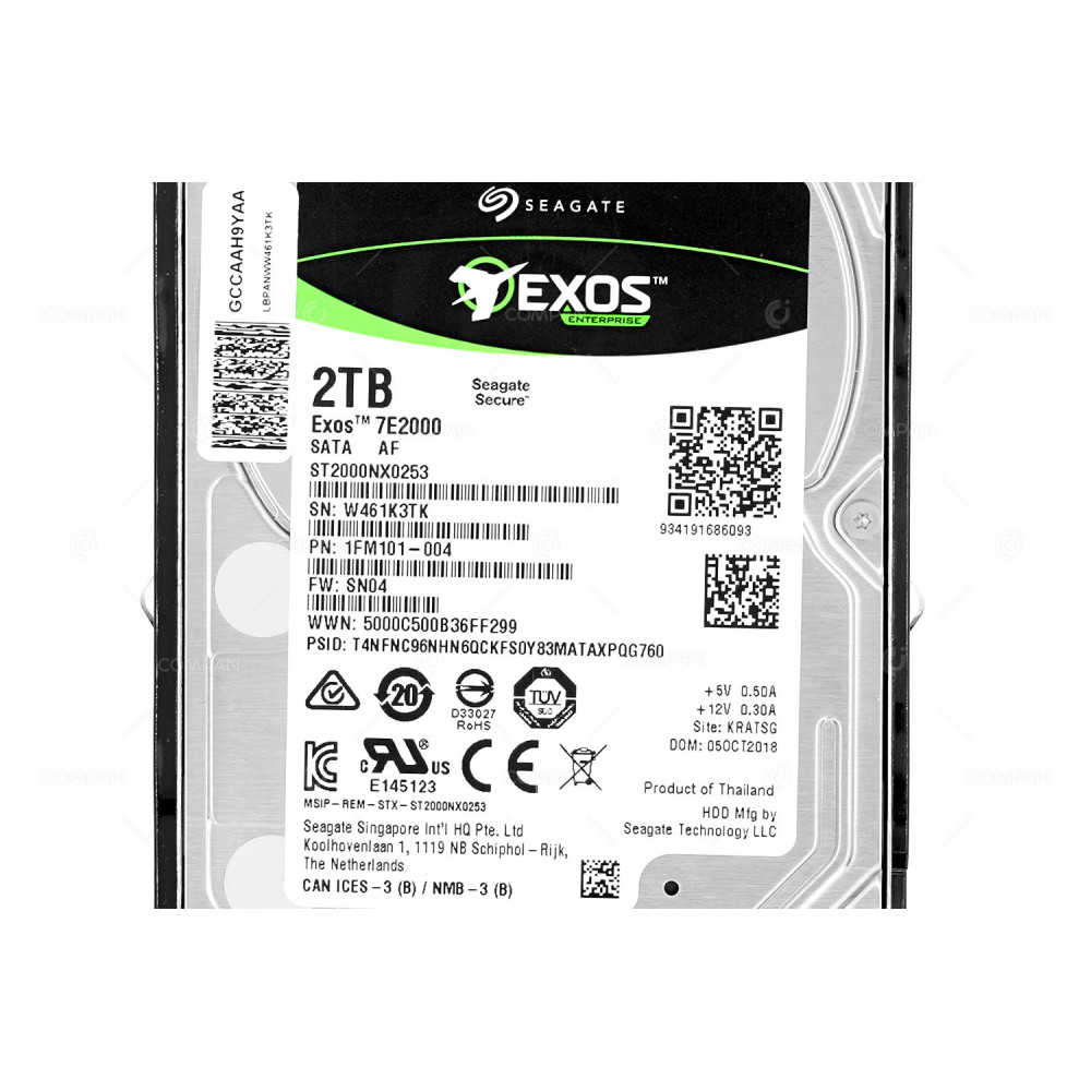 735-000117-00A  PALO ALTO HARD DRIVE 2TB 7.2K 6G 2.5 SATA FOR PA-5220