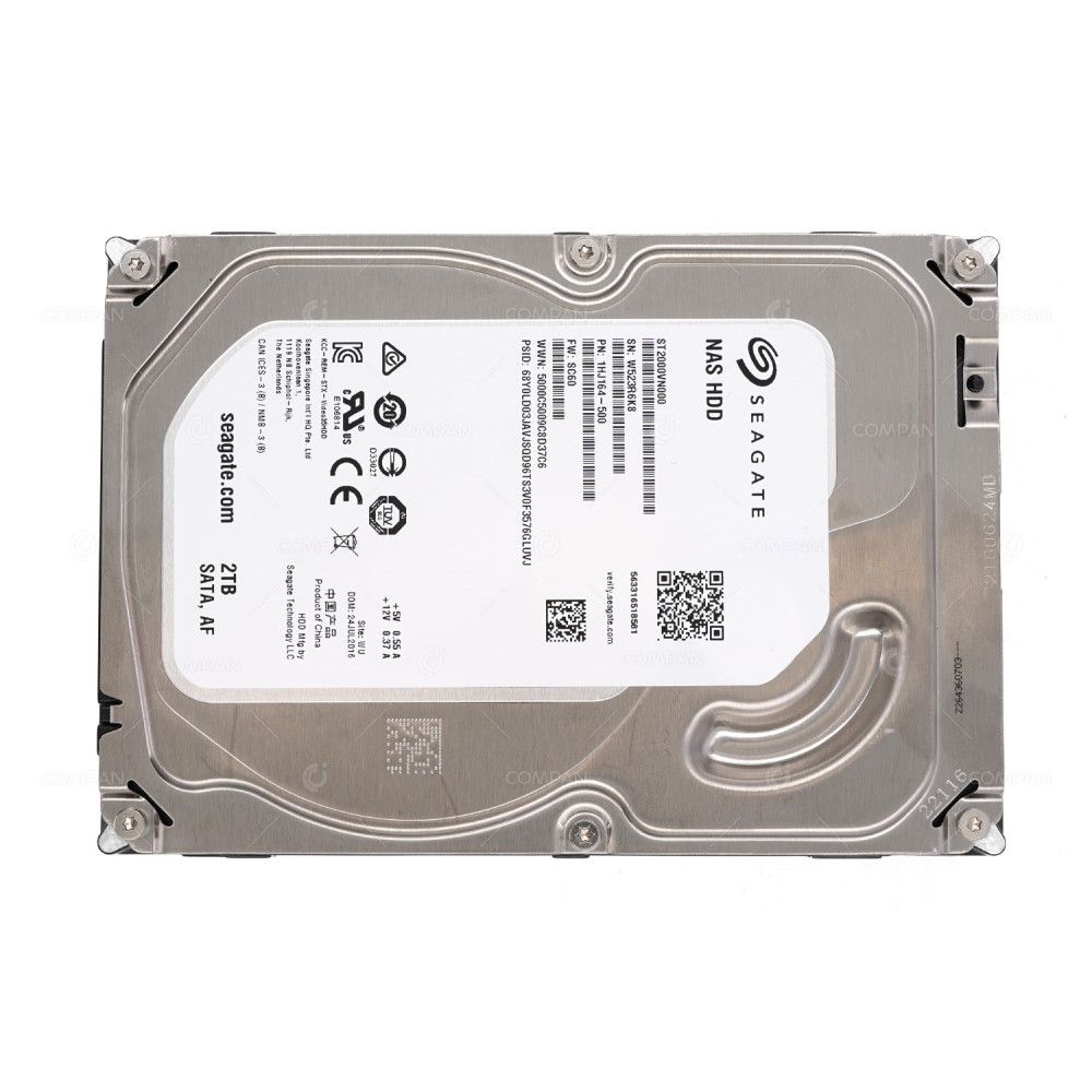 ST2000VN000  SEAGATE NAS 2TB 5.9K 6G SATA 64MB CACHE 3.5 LFF HARD DRIVE