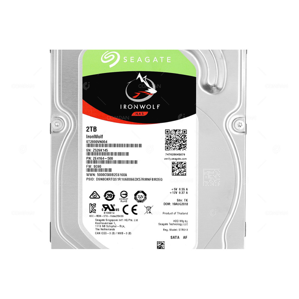 ST2000VN004  SEAGATE HDD 2TB 5.9K SAS 6G 3.5" LFF