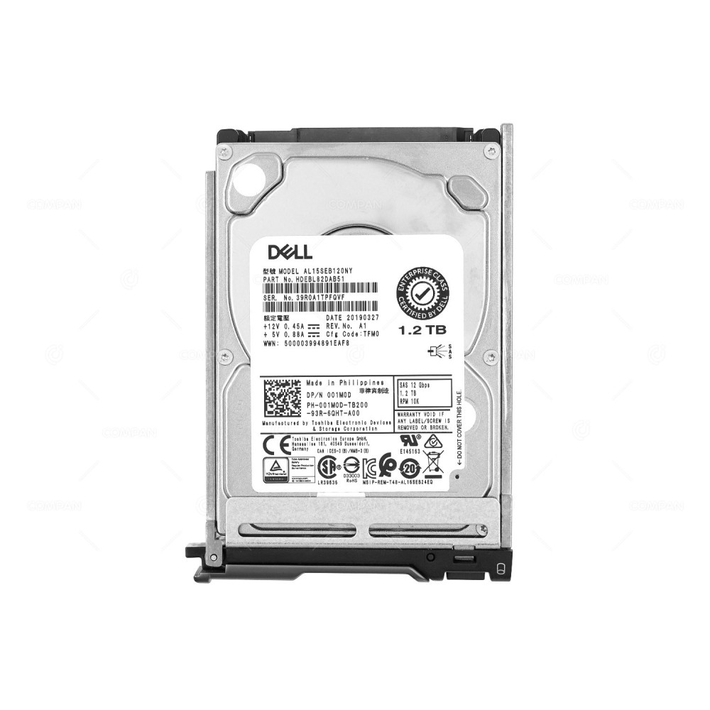 01M0D BLADE  DELL HDD 1.2TB 10K SAS 12G 2.5" SFF FOR DELL POWEREDGE M630 VRTX