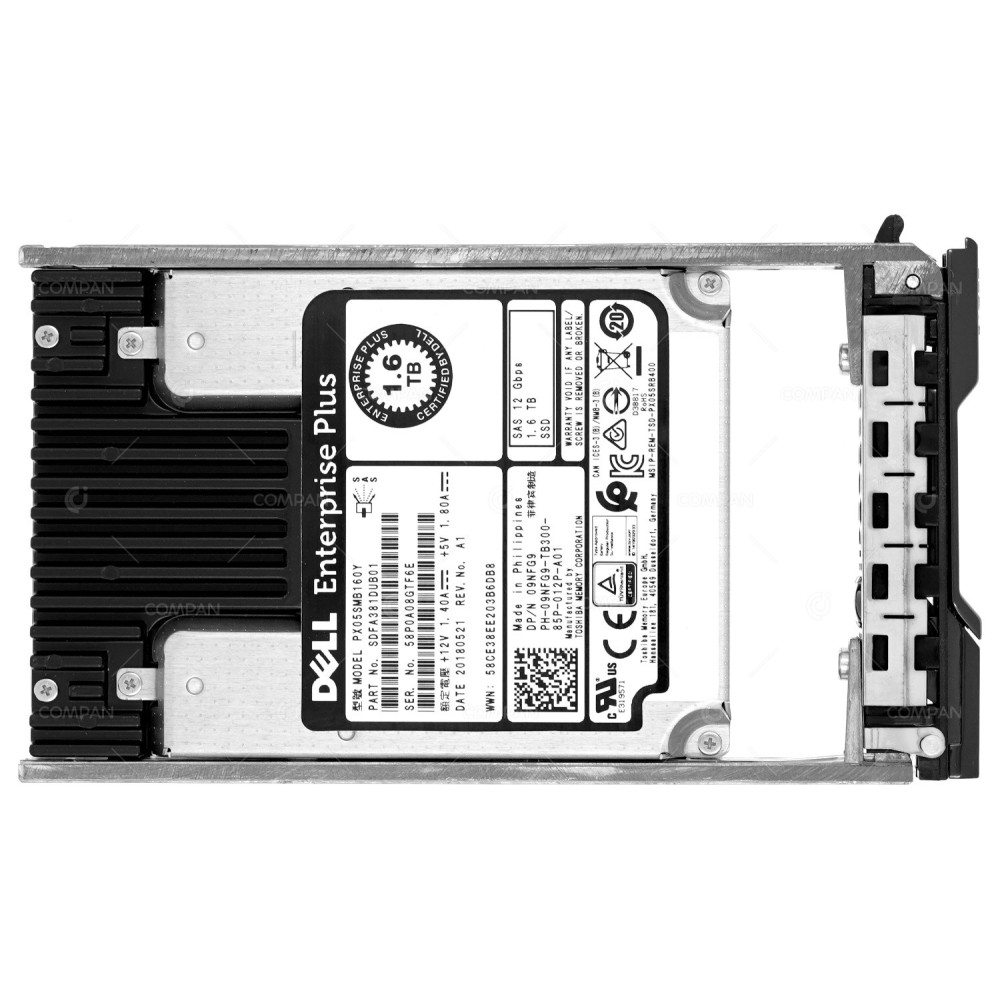 9NFG9-CML  DELL SSD 1.6TB SAS 12G 2.5" SFF FOR DELL COMPELLENT 5020
