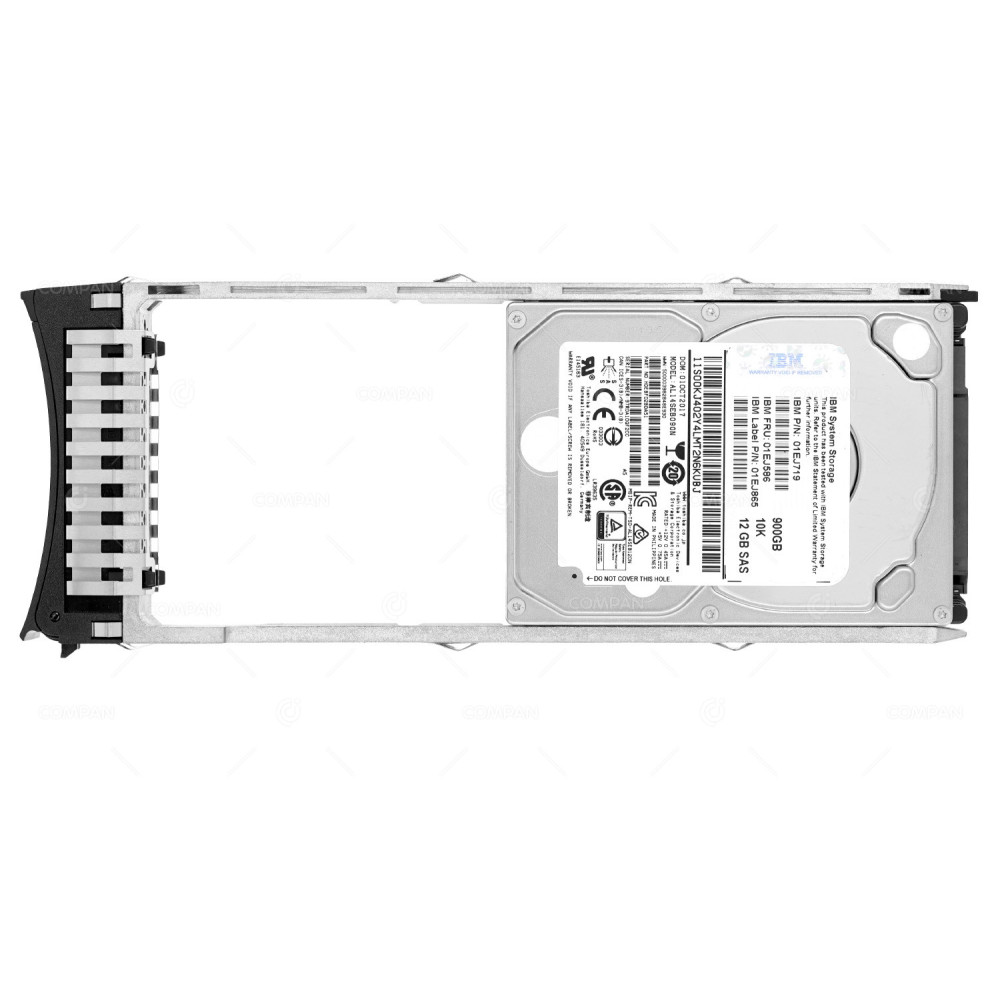 01EJ586  IBM HDD 900GB 10K SAS 12G 2.5" SFF FOR IBM STORWIZE V3700