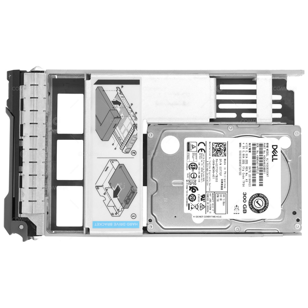 377CF LFF  DELL HARD DRIVE 300GB 15K 12G SAS 2.5 SFF IN 3.5 LFF G11 G12 G13
