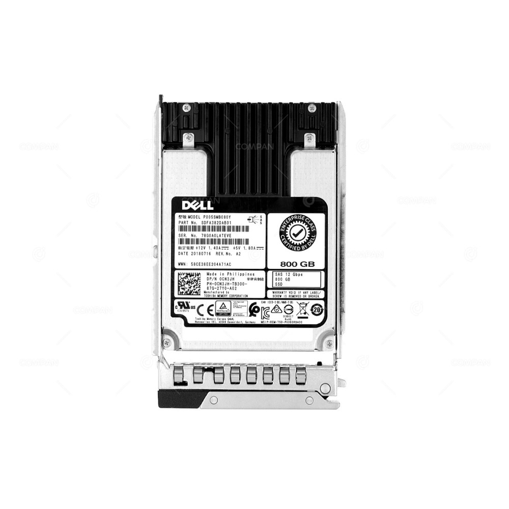CN3JH G14  DELL 800GB 12G SAS 2.5 SFF SSD