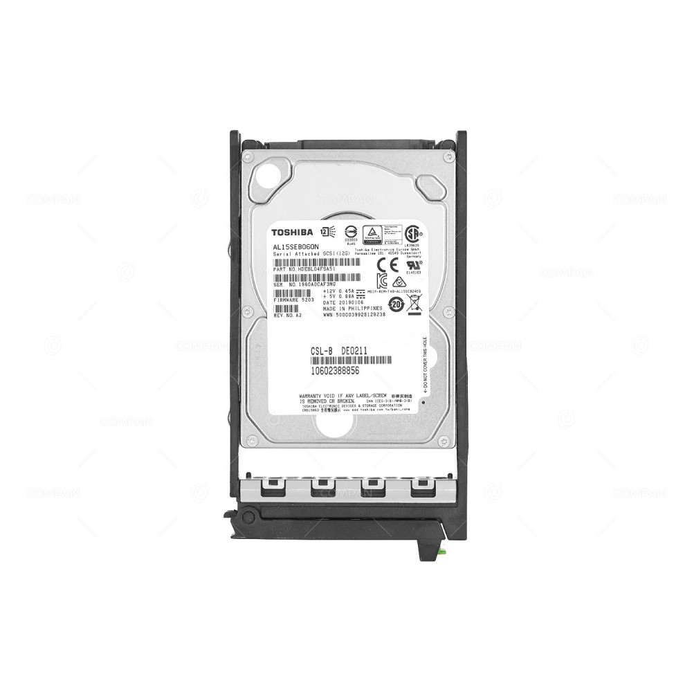 10602388856  FUJITSU 600GB 10K 12G SAS 2.5 SFF HARD DRIVE